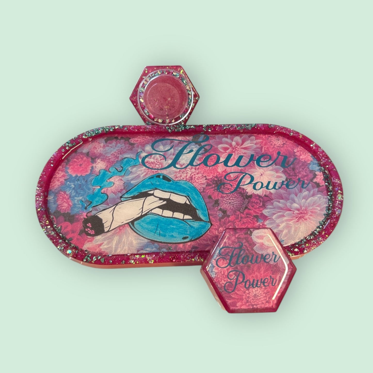 Flower Power Tray Set