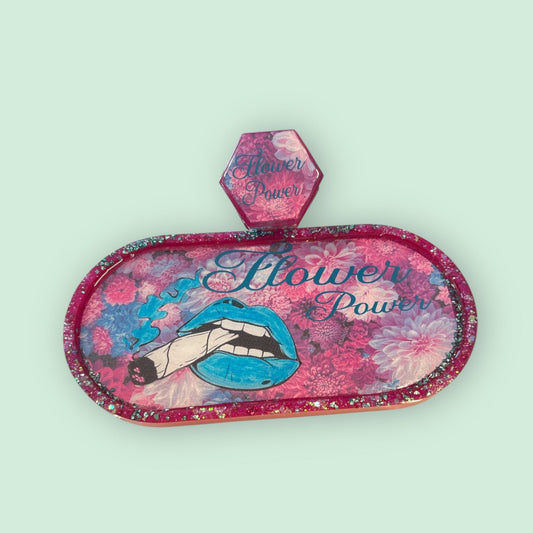 Flower Power Tray Set